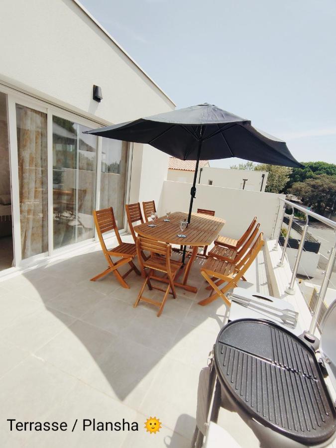 La Villa Yucca Vias Plage - 300M Plage Et Centre Εξωτερικό φωτογραφία